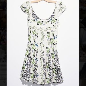 Free People- Ponderosa Mini Dress Ivory